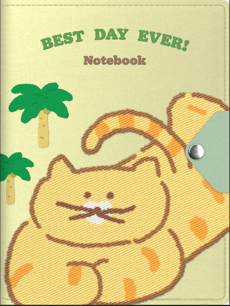 Cartoon Dog/Cat/Panda/Rabbit Digital Planner, Cute iPad Notebook, Goodnotes Journal, Cornell Notes, Hyperlinked Study Planner, Aesthetic Digital Stationery