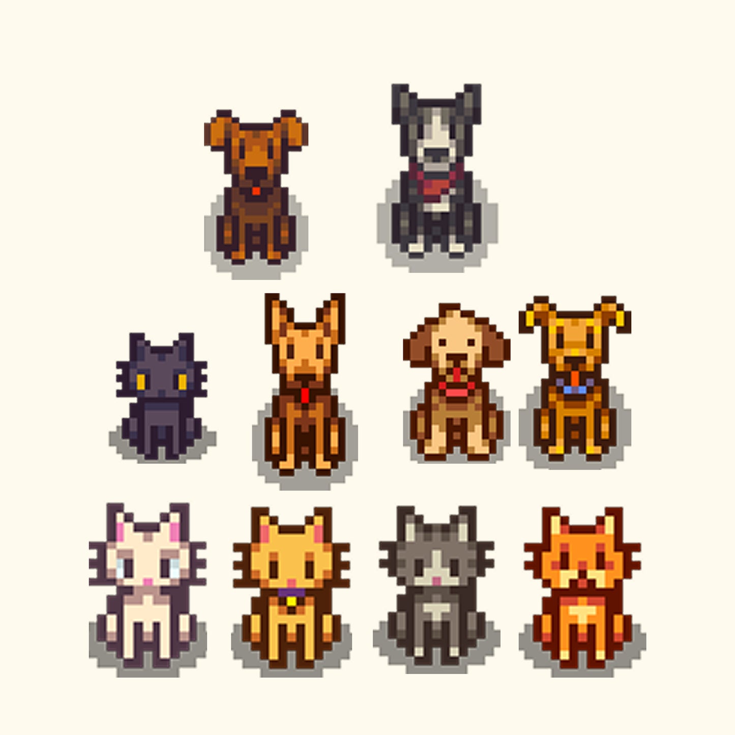 Stardew Valley Holiday stickers|40+ Pngs