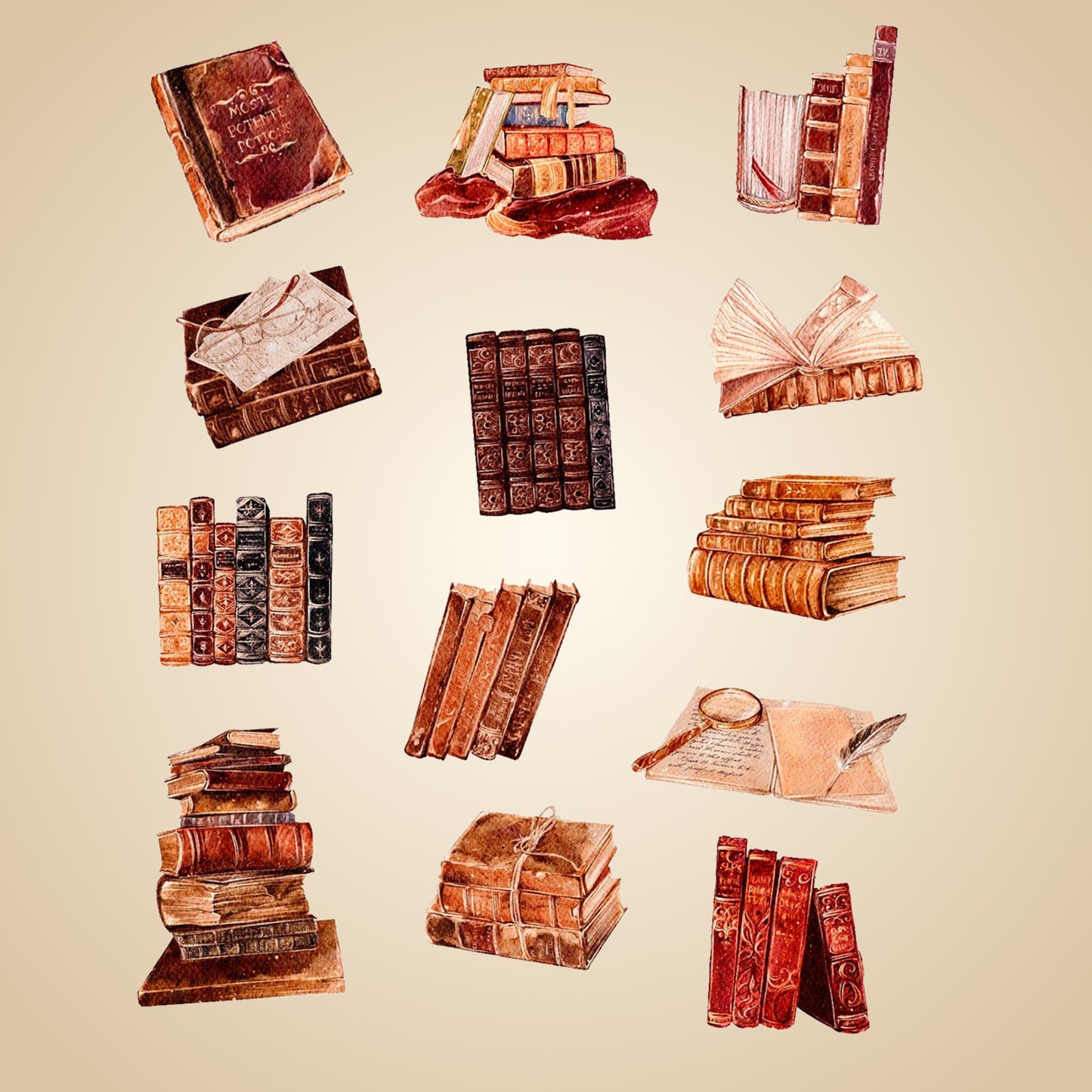 Hogwarts Illustrated Digital Sticker Pack – 123 HP Magic world Stickers Come with Goodnotes, Notability & PNG formats