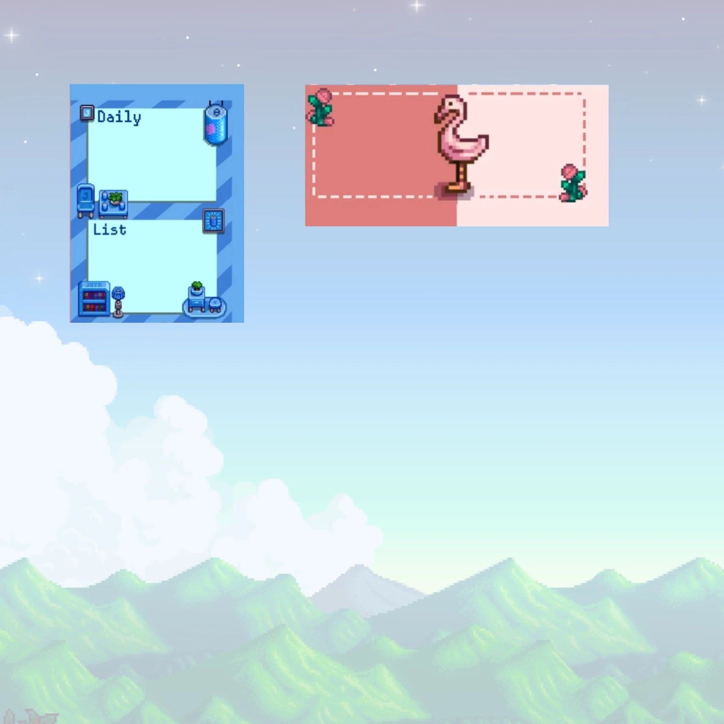 Stardew Valley Digital Sticky Notes2 – 24 Vibrant Styles | Goodnotes, Notability, iPad & Tablet Compatible Simple Planner