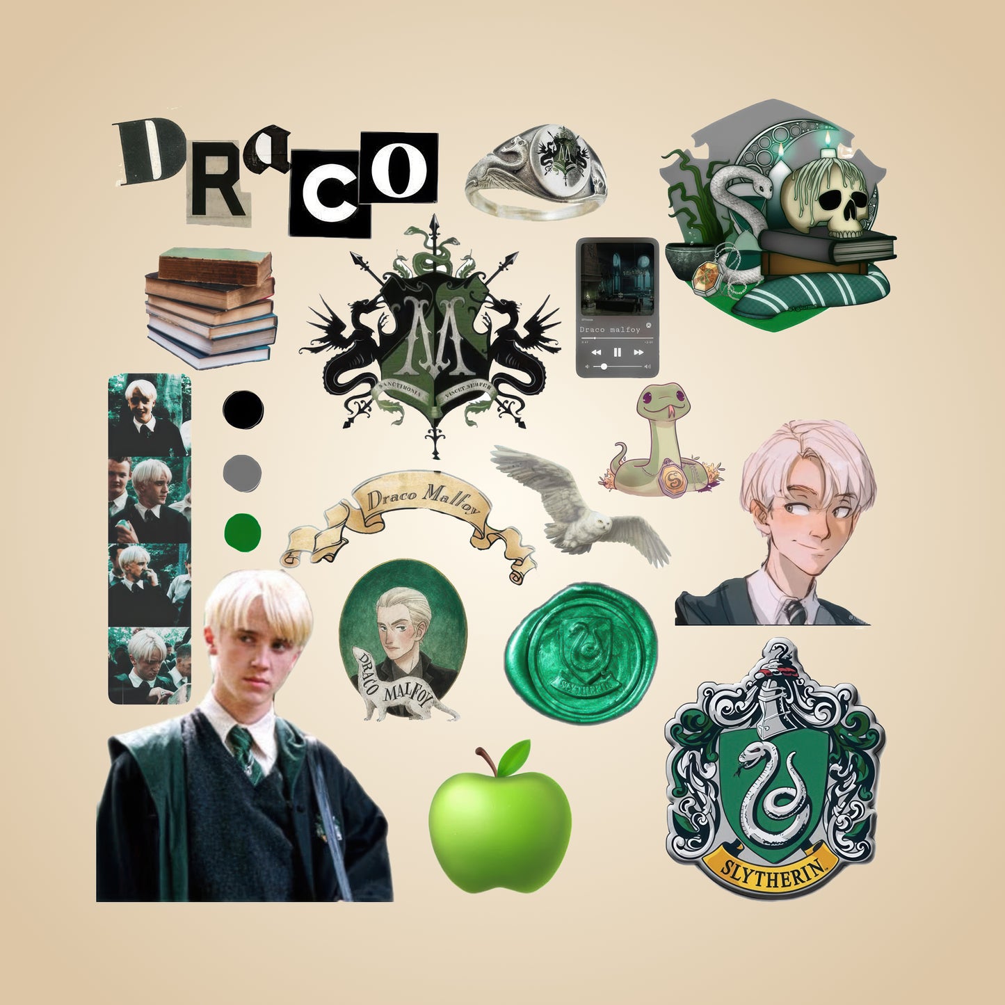 Hogwarts School Character Digital Sticker Pack – 50+ Transparent PNGs for Digital Planners & Journals, Harry Potter,Magical Aesthetic Stationery,Notability and Goodnotes