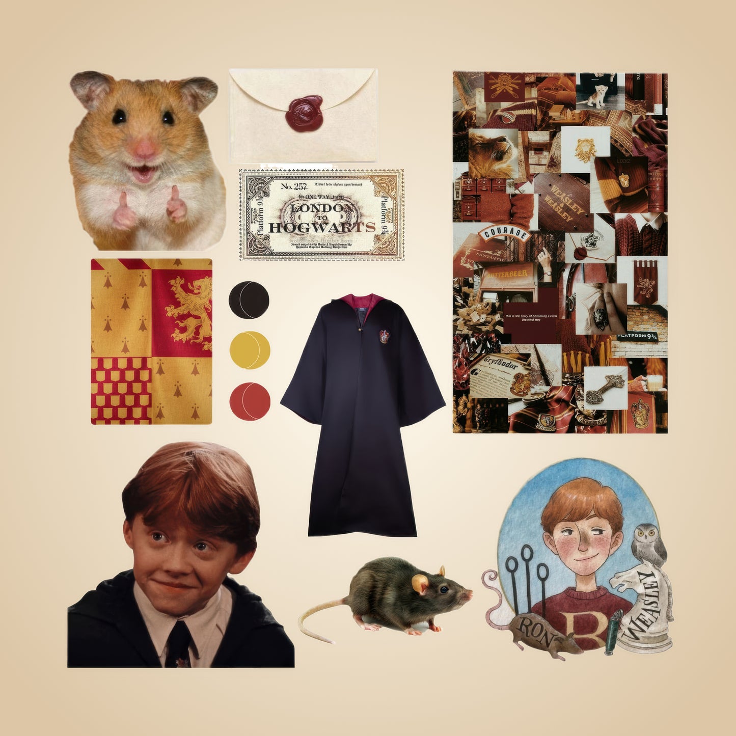 Hogwarts School Character Digital Sticker Pack – 50+ Transparent PNGs for Digital Planners & Journals, Harry Potter,Magical Aesthetic Stationery,Notability and Goodnotes