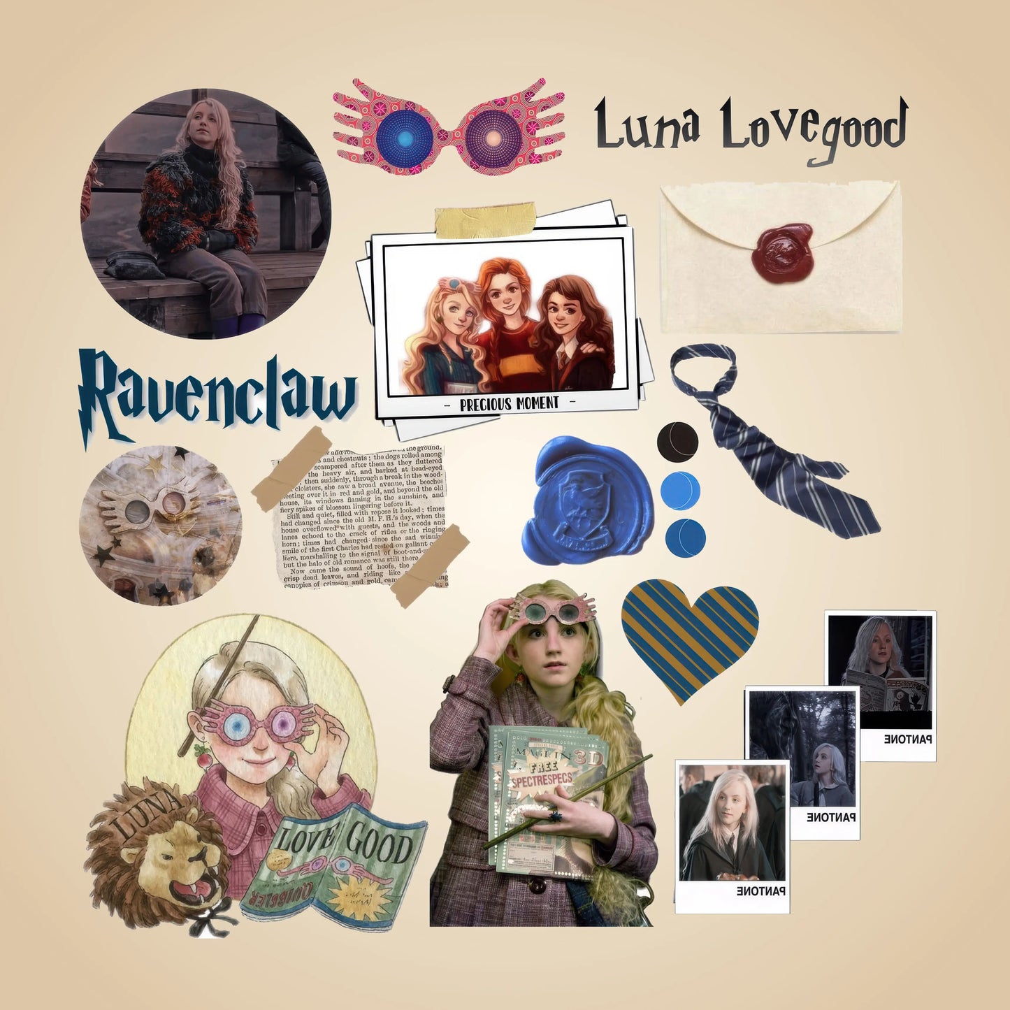 Hogwarts School Character Digital Sticker Pack – 50+ Transparent PNGs for Digital Planners , Harry Potter Simple Planner