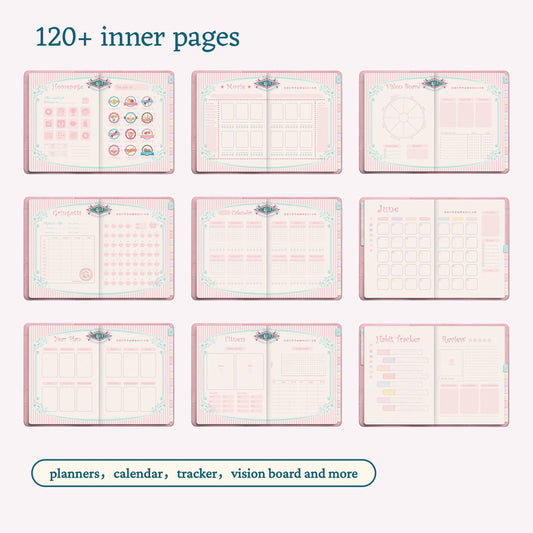 Harry Potter Honeydukes Yearly Digital Planner, Pastel iPad Notebook, Goodnotes Journal, Hyperlinked Monthly Planner, Candy Theme Digital Stationery Simple Planner