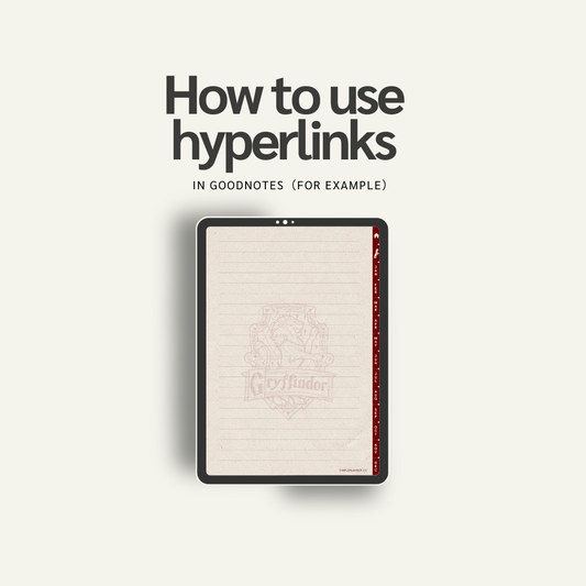 How to Use Hyperlinks in GoodNotes (Digital Planner Guide)