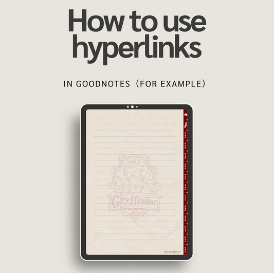 How to use hyperlinks in Goodnotes？
