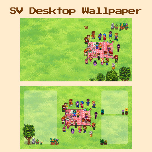 Stardew Valley spring desktop wallpaper for PC