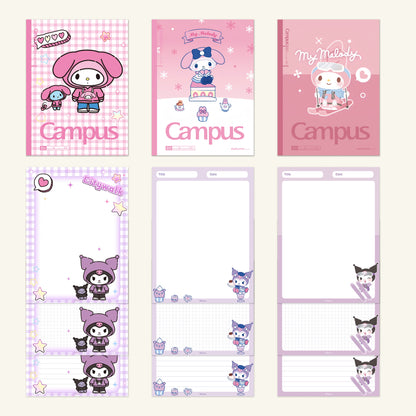 Sanrio-Inspired Digital Planner Covers+inner page pack –（kitty,kuromi,melody,cinnamoroll,pompompurin,pochaco) Cozy Ski, Desserts, Plaids & More (Goodnotes, Notability, iPad,TabletCompatible)