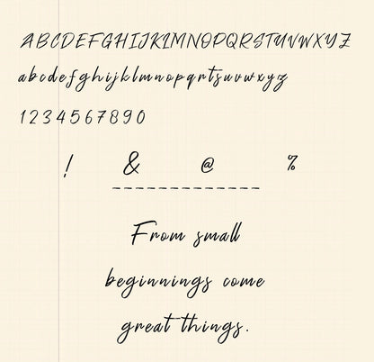 Freenotes font,OTF format, handwriting font Simple Planner