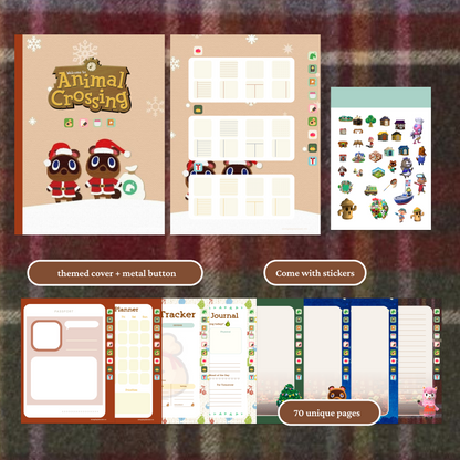 Animal Crossing Digital Planner | Cute Self-Care Journal, Budget Tracker, Monthly Calendar & Notes