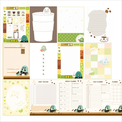 Animal Crossing Brewster Digital Planner|Monthly, Weekly, Daily Planner