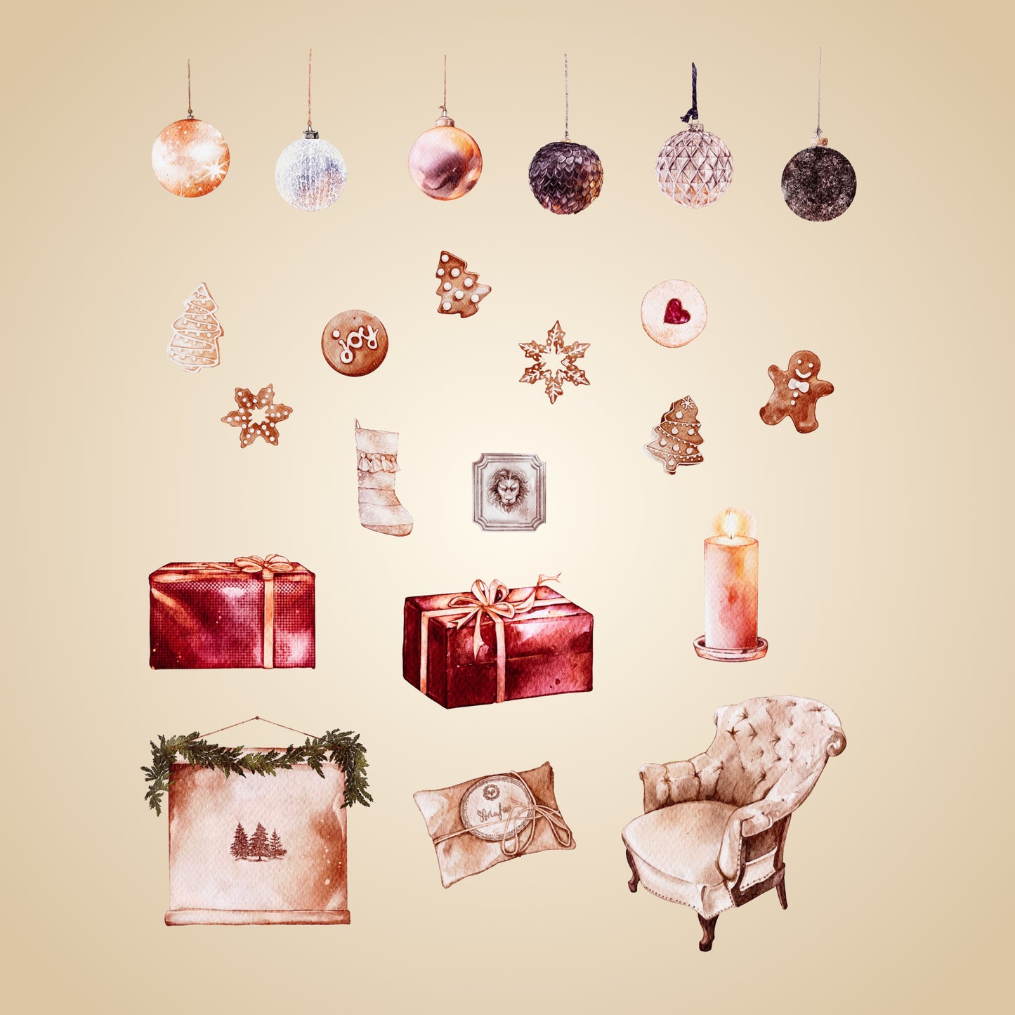 Hogwarts Holiday Stickers Pack — 100+ Magical Christmas Designs