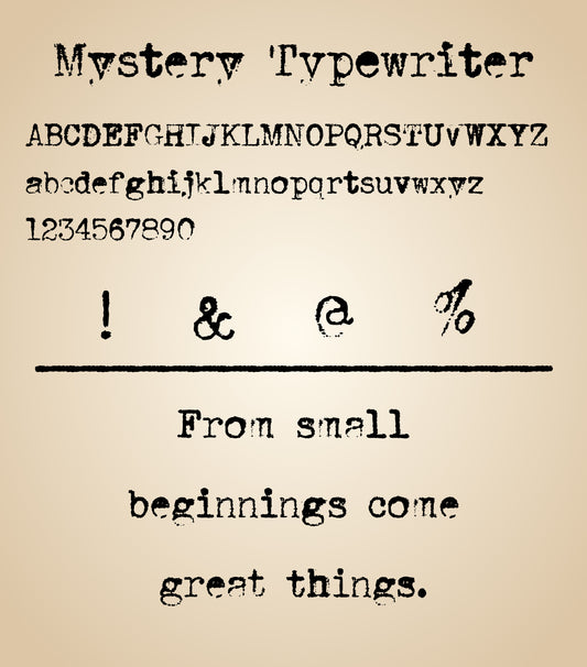 5 typewriter fonts pack | Vintage Digital Fonts for Aesthetic Journals, Planners & Design，works on ipad,mac,win