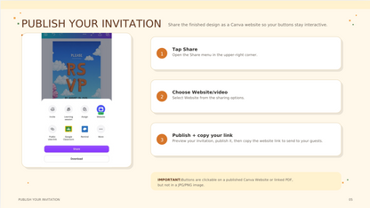 Stardew Valley wedding invitation template preview on screen