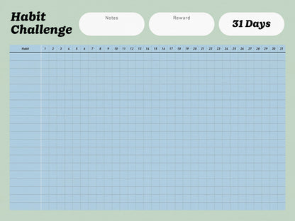 Digital Challenge book(Printable),Includes Saving challenge,Mood tracker,Habit Tracker,Goal Tracker, Sleep Tracker&More