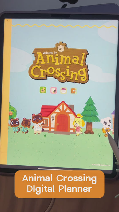 Animal Crossing Digital Planner | Cute Self-Care Journal, Budget Tracker, Monthly Calendar & Notes